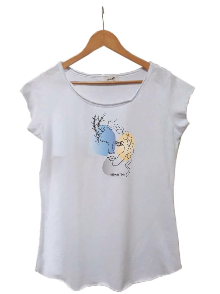 TSHIRT WOMAN FANELAKI WHITE ΔΗΜΗΤΡΑ.jpg